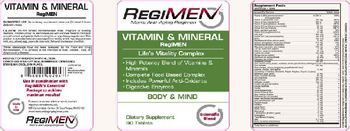 RegiMen Vitamin & Mineral Regimen - supplement