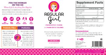 Regular Girl Prebiotic Fiber & Probiotic Blend On The Go - supplement