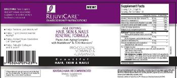 RejuviCare Age Defying Hair, Skin & Nails Renewal Formula - supplement