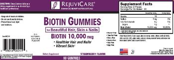 RejuviCare Biotin Gummies Strawberry Flavor - supplement