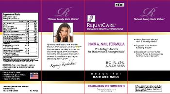 RejuviCare Hair & Nail Formula - supplement
