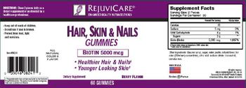 RejuviCare Hair, Skin & Nails Gummies Berry Flavor - supplement