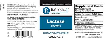 Reliable 1 Laboratories Lactase Enzyme - supplement
