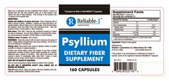 Reliable 1 Laboratories Psyllium - fiber supplement