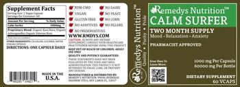 Remedys Nutrition Calm Surfer 1000 mg - supplement