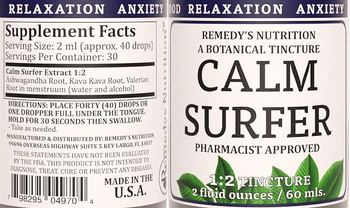 Remedys Nutrition Calm Surfer - supplement