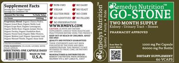 Remedys Nutrition Go-Stone 1000 mg - supplement
