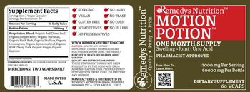 Remedys Nutrition Motion Potion 2000 mg - supplement