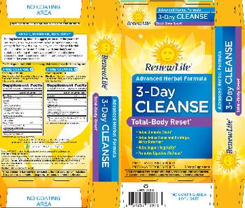 Renew Life 3-Day Cleanse 3-Day Cleanse 1 Morning Formula - supplement