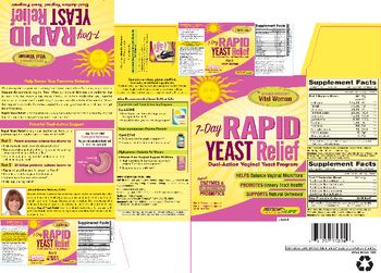 Renew Life 7-Day Rapid Yeast Relief Part 1 Enzyme Blend - supplement