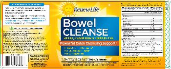 Renew Life Bowel Cleanse - supplement