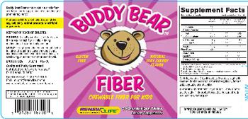 Renew Life Buddy Bear Fiber Natural Very Cherry Flavor - supplement