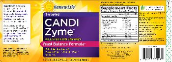 Renew Life Candi Zyme Targeted Full Spectrum Enzymes - enzyme supplement