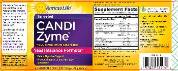 Renew Life Candi Zyme - enzyme supplement