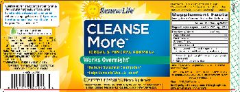 Renew Life Cleanse More - supplement