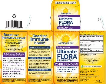 Renew Life Daily Immune Ultimate Flora Probiotic 25 Billion - probiotic supplement