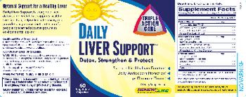 Renew Life Daily Liver Support - supplement