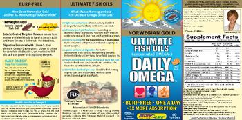 Renew Life Daily Omega Natural Orange Flavor - supplement