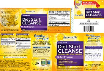 Renew Life Diet Start Cleanse Targeted  Diet Start Cleanse Targeted Part 2 - supplement