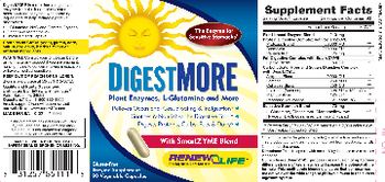 Renew Life DigestMore - enzyme supplement