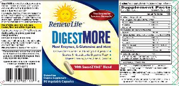 Renew Life DigestMore - enzyme supplement