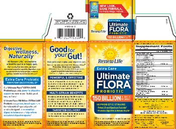 Renew Life Extra Care Ultimate Flora Probiotic 150 Billion - probiotic supplement