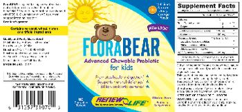 Renew Life FloraBear For Kids Orange Flavor - probiotic supplement