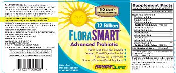 Renew Life FloraSmart 12 Billion - probiotic supplement
