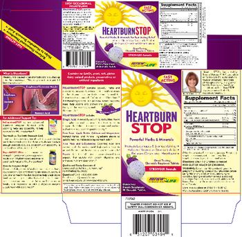 Renew Life Heartburn Stop Raspberry Flavor - supplement