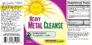 Renew Life Heavy Metal Cleanse - supplement