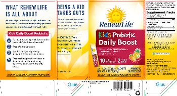 Renew Life Kids Probiotic Daily Boost Fruit Punch Flavor - probiotic supplement