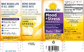 Renew Life Mood & Stress Probiotic - probiotic supplement