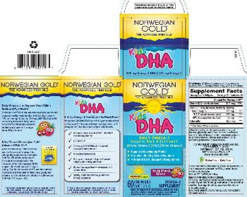 Renew Life Norwegian Gold Kids DHA Fruit Punch Flavor - omega3 supplement