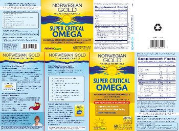 Renew Life Norwegian Gold Super Critical Omega Natural Orange Flavor - omega3 supplement