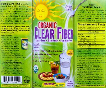 Renew Life Organic Clear Fiber - fiber supplement