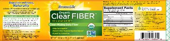 Renew Life Organic Clear Fiber - fiber supplement
