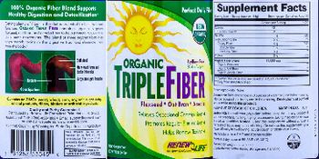 Renew Life Organic Triple Fiber - supplement