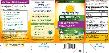 Renew Life Probiotics + Organic Prebiotics Kids Daily Complete - probiotic supplement