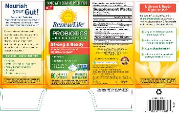 Renew Life Probiotics + Prebiotics Strong & Ready - probiotic supplement