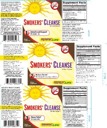 Renew Life Smokers' Cleanse 3 Stress Relief - supplement
