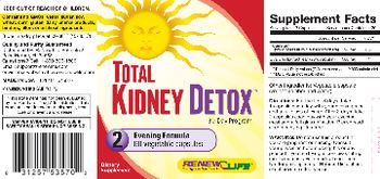 Renew Life Total Kidney Detox - supplement