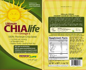 Renew Life Ultimate CHIAlife - supplement