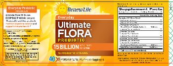 Renew Life Ultimate Flora 15 Billion Everyday Probiotic - probiotic supplement