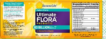 Renew Life Ultimate Flora 80 Billion Colon Care Probiotic - probiotic supplement