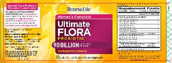 Renew Life Ultimate Flora 90 Billion Women's Complete Probiotic - probiotic supplement