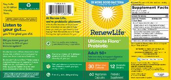 Renew Life Ultimate Flora Adult 50+ 30 Billion - probiotic supplement