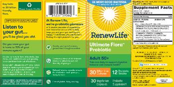 Renew Life Ultimate Flora Adult 50+ 30 Billion - probiotic supplement