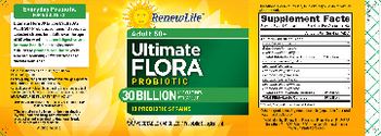 Renew Life Ultimate Flora Adult 50+ Probiotic 30 Billion - probiotic supplement