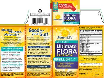 Renew Life Ultimate Flora Colon Care Probiotic 80 Billion - probiotic supplement
