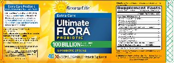 Renew Life Ultimate Flora Extra Care Probiotic 100 Billion - probiotic supplement